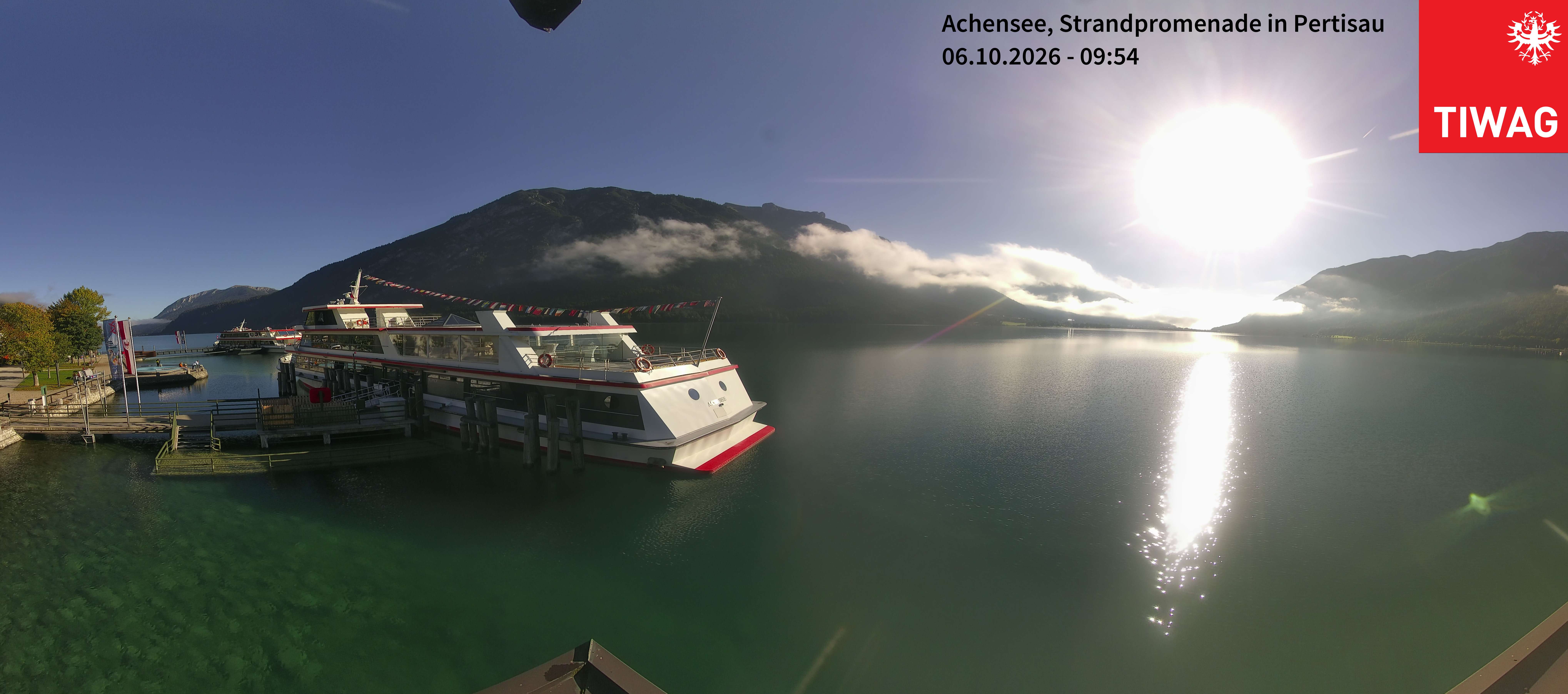 Webcam Achensee, Strandpromenade in Pertisau