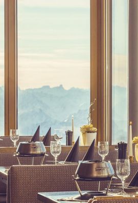 Der Fondueabend im Gipfelrestaurant
