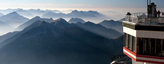 Zugspitze Ausblick Panorama