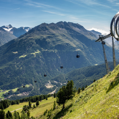 Ötztaler Gletscherbahn im Sommer