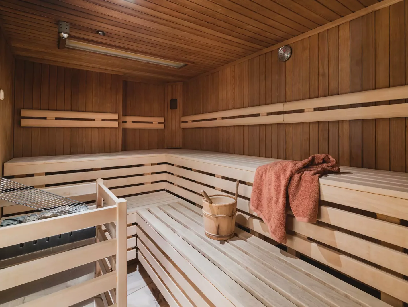 Sauna im Resort Hotel Neuhaus in Mayrhofen im Zillertal