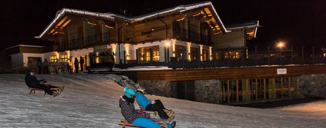 Rodelabend im Skigebiet Ehrwalder Alm