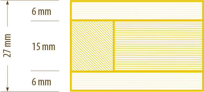 Shuttering panels (27) large formats