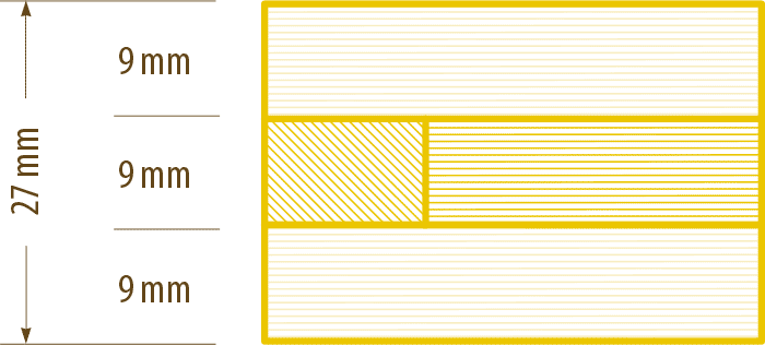 Shuttering panels (27) with edge band